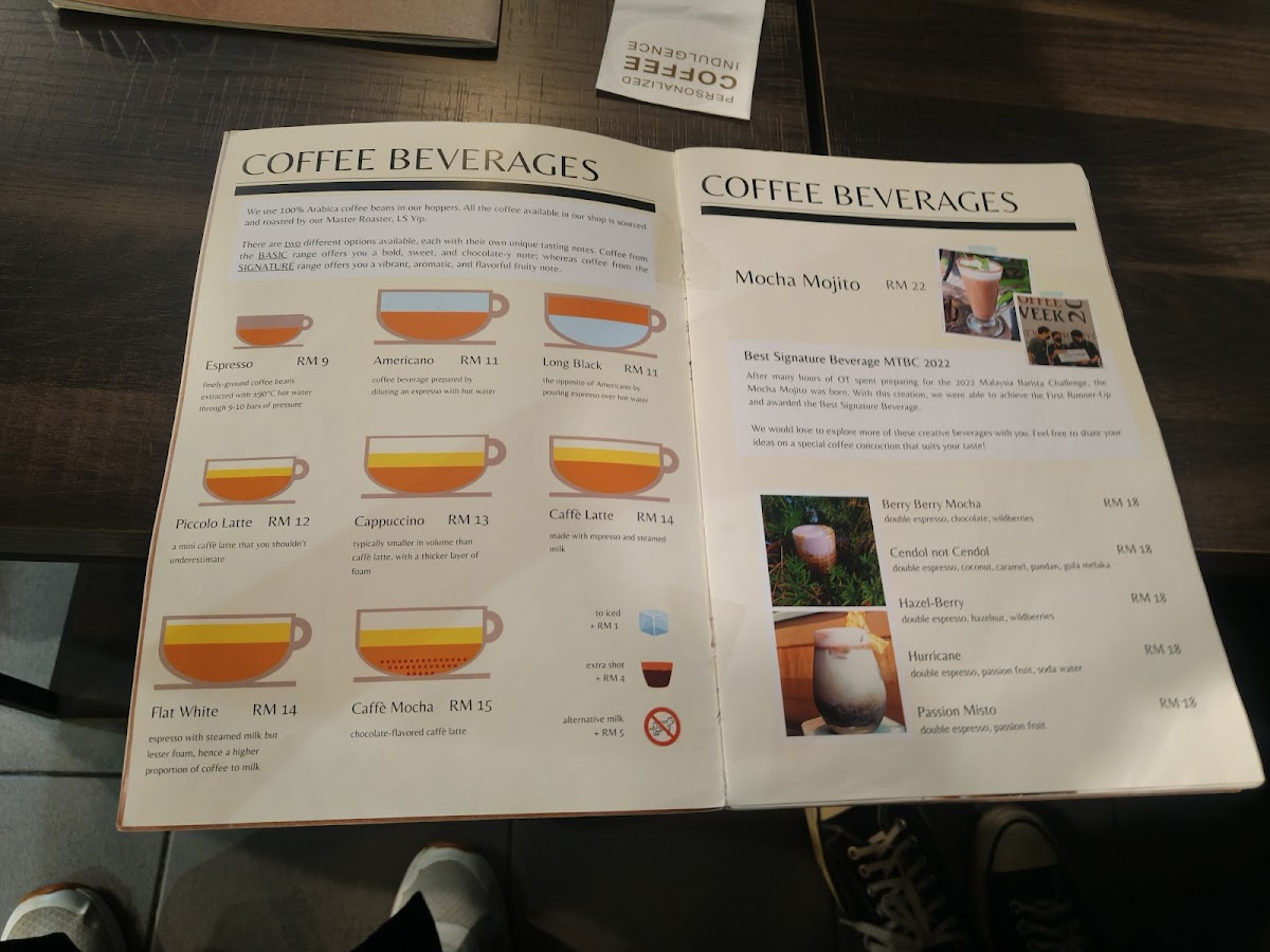 Menu - Beans Depot Roastery | Serving Coffee By Appointment Only photo 2